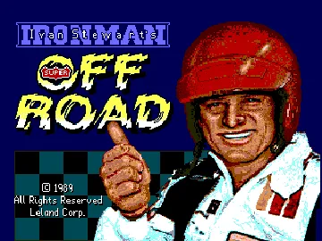 Ironman Stewart's Super Off-Road screen shot title